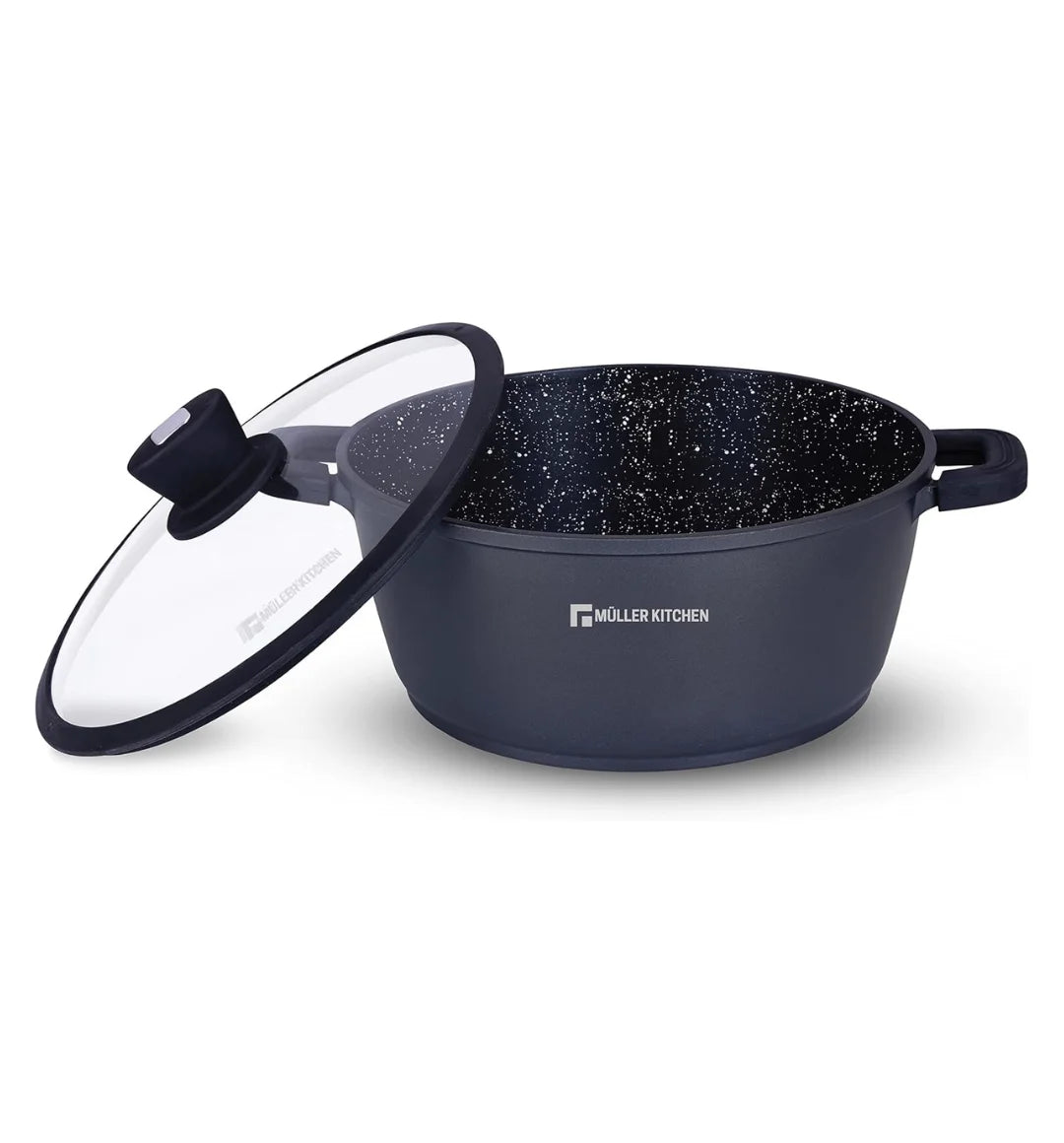 Muller Koch 28cm Casserole with Glass Lid